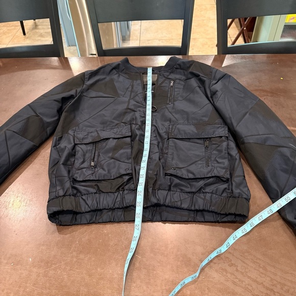 Blank NYC Black Geometric Bomber Jacket - Picture 7 of 14